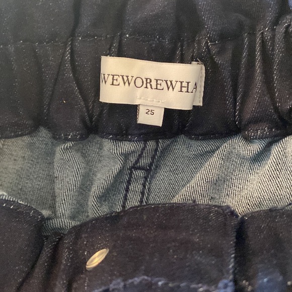 We Wore What paper bag jeans - Picture 3 of 3